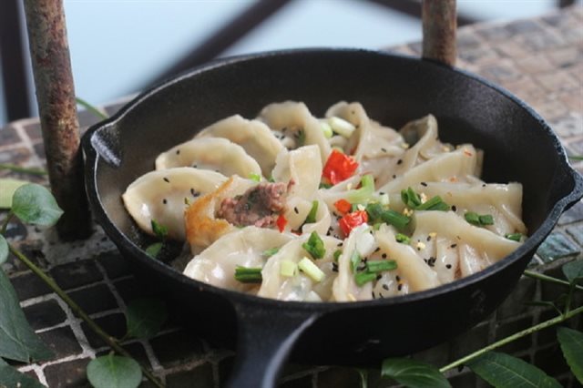 Bánh Sủi Cảo Chiên