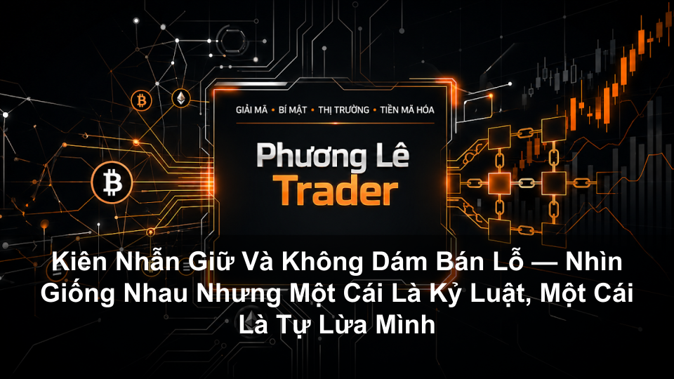 Kiên Nhẫn Giữ Và Không Dám Bán Lỗ — Nhìn Giống Nhau Nhưng Một Cái Là Kỷ Luật, Một Cái Là Tự Lừa Mình