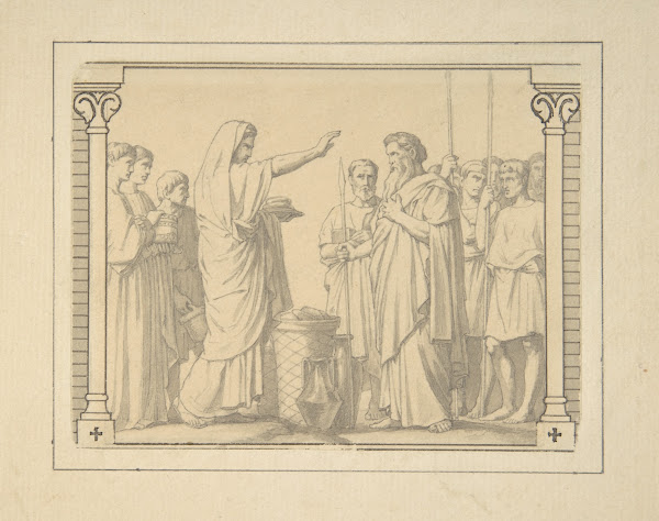 Melchizedek Presenting Abraham with Bread and Wine 183564