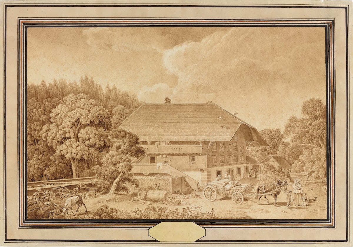 Maison de paysan dans le canton de Berne