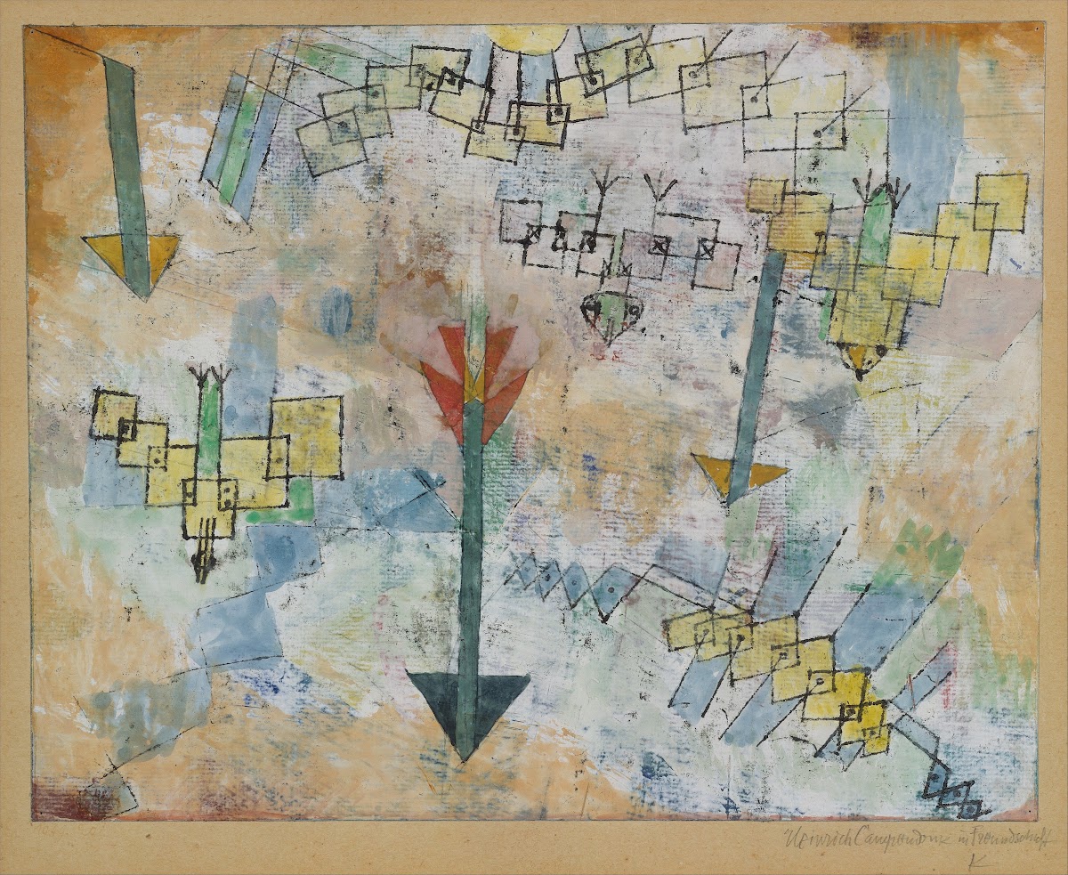 Birds Swooping Down and Arrows 1919