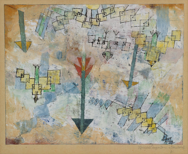 Birds Swooping Down and Arrows 1919
