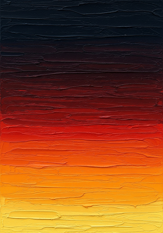 Abstract Sunset Oil Painting Texture