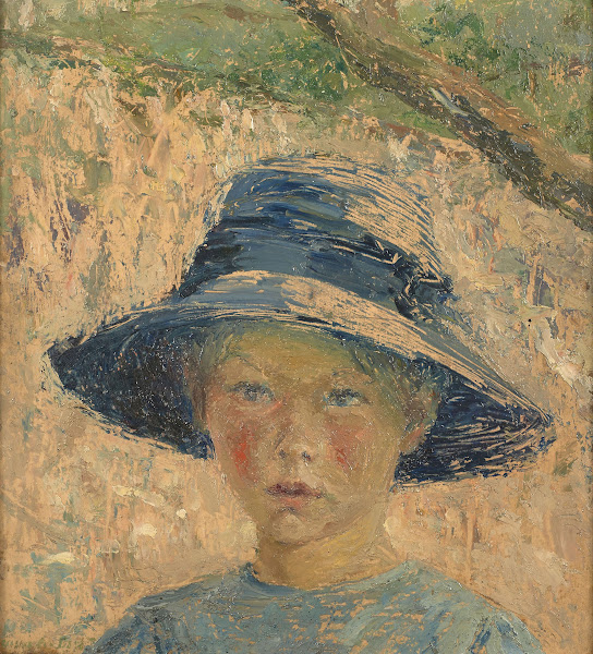 Fillette au chapeau