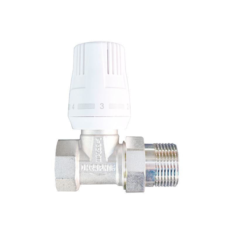 Brass thermostat valve for radiators