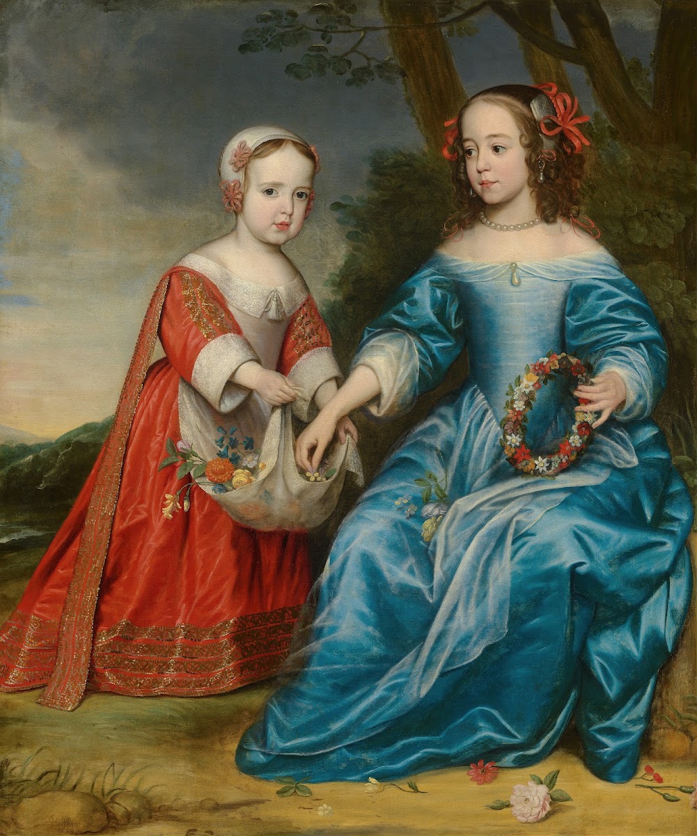 Double Portrait of Prince Willem III 1650  1702 and his Aunt MariaPrincess of Or