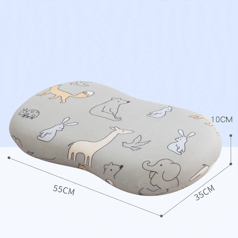 Children's pillow with wave design made of memory foam