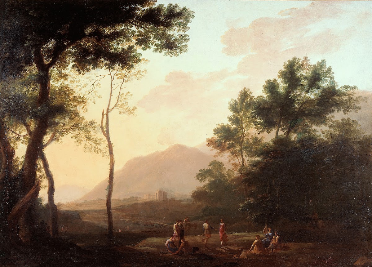 Pastoral Dancers in a landscape 1635 1652