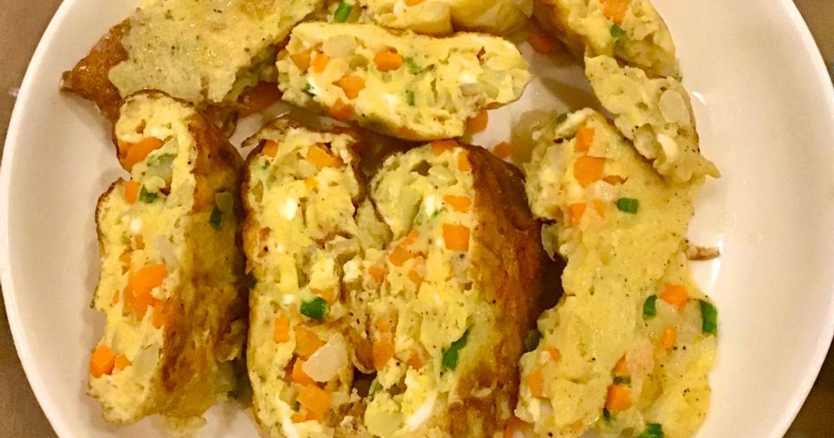 Trứng cuộn ba màu 🥚😋