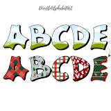 Canva Frame Letters Comic Doodle Alphabet Canva Template photo 2 template 214