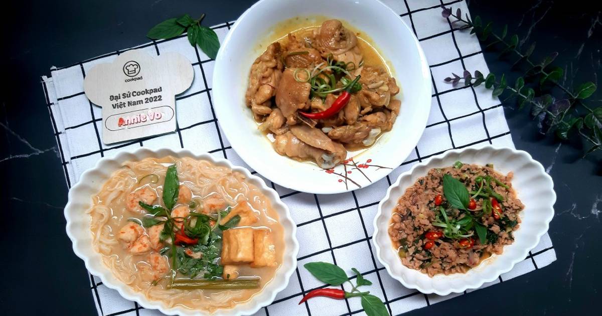 Mâm cơm 3 nước ASEAN (3)
