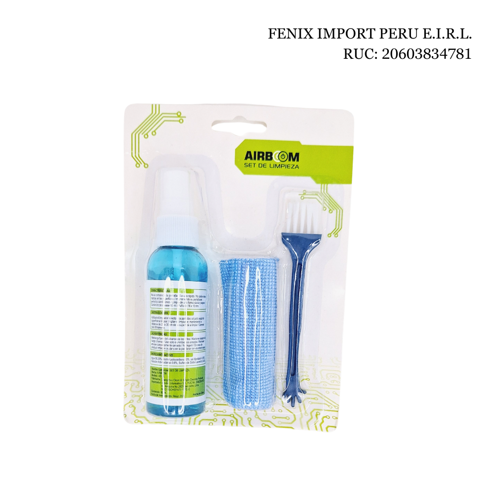 Kit de Limpieza para Portatiles PC Camaras y Pantallas