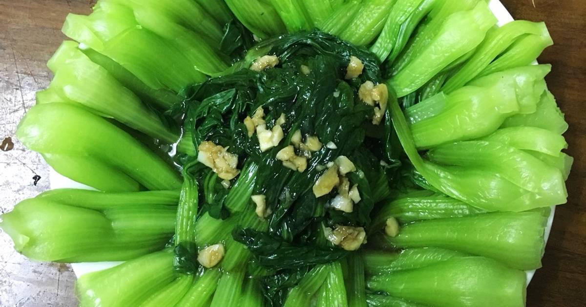 Cải thìa sốt dầu hào