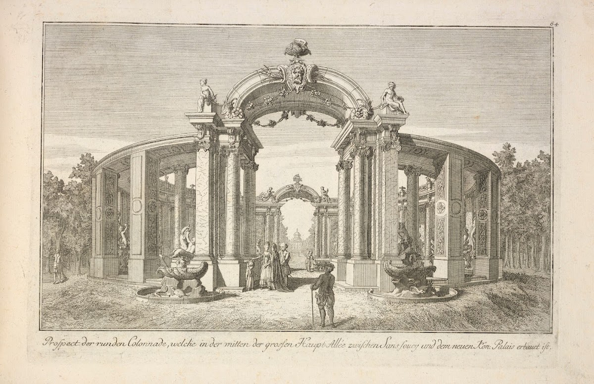 Architecture of German cities Pl53 18th century