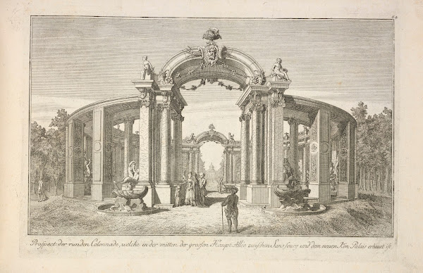 Architecture of German cities Pl53 18th century