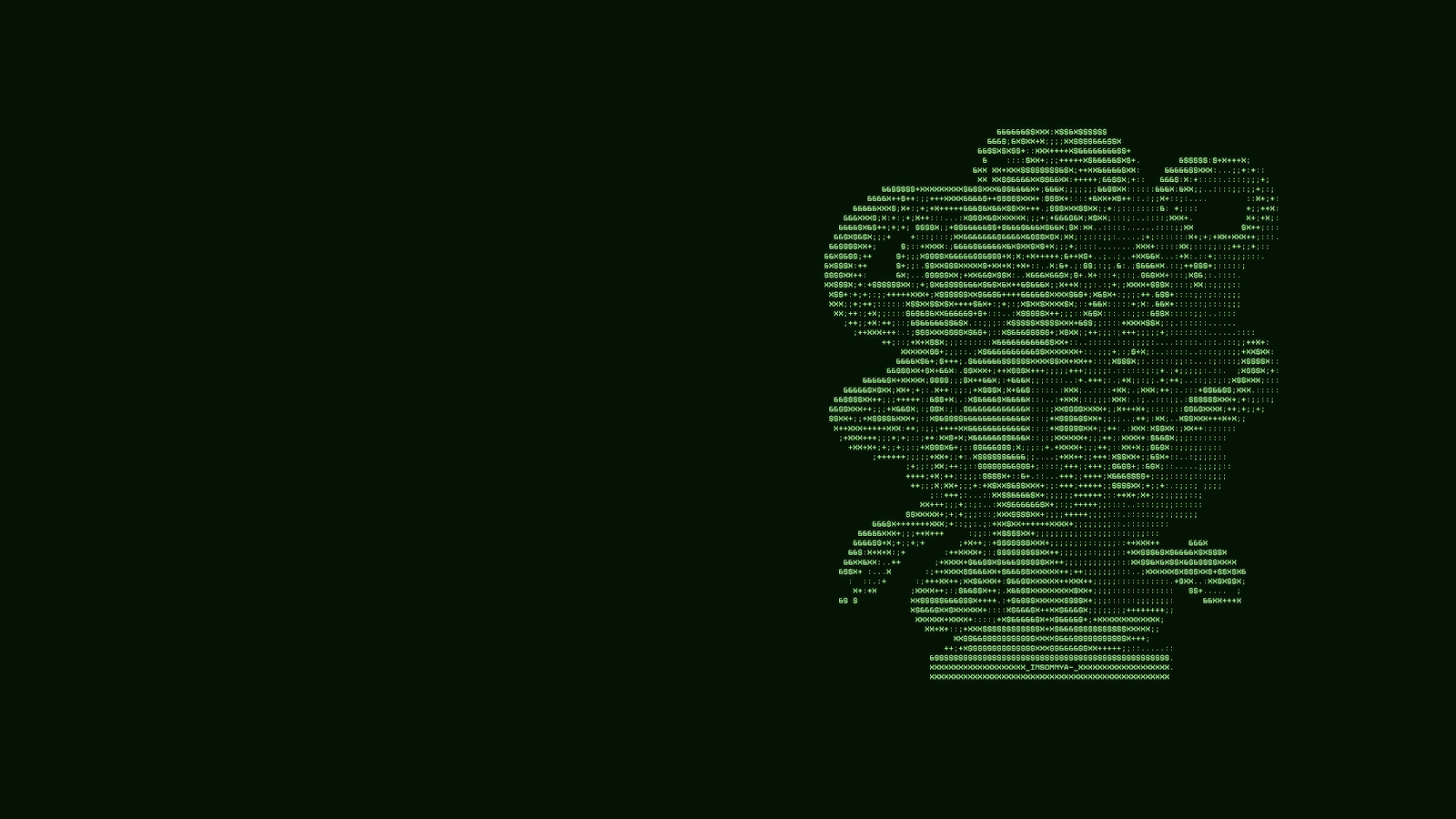 Green Matrix Style Digital Skull - Digital ASCII Art 4K Wallpaper (3840x2160)