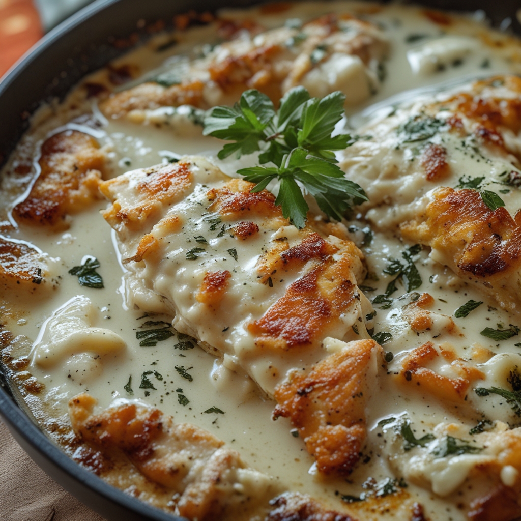 Turkish Chicken with Creamy White Sauce | Easy Mediterranean Dinner Recipe for Busy Weeknights