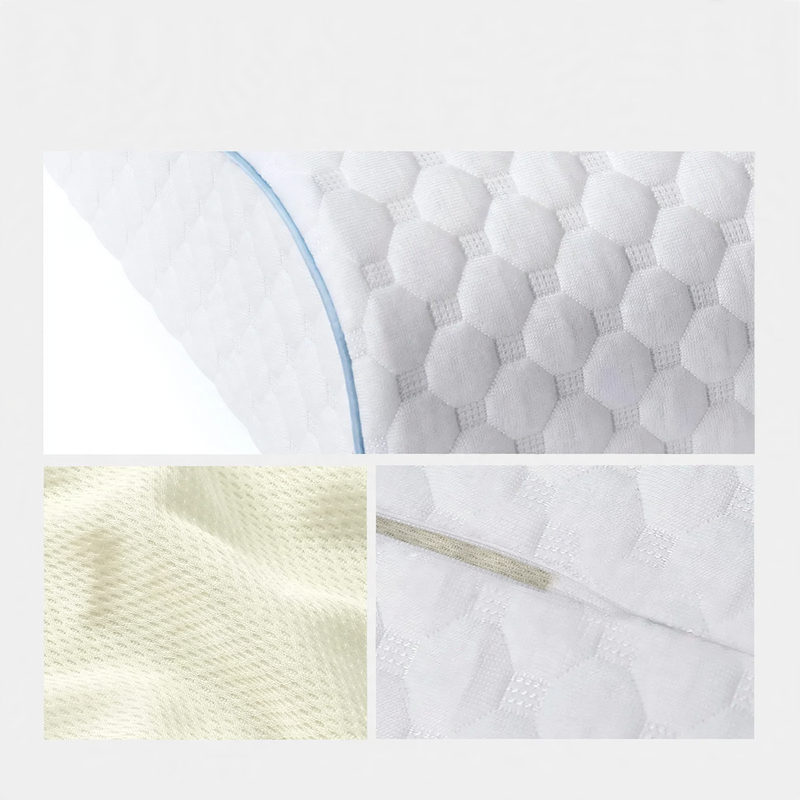 Wave pillow made of memory foam, Lyocell cover