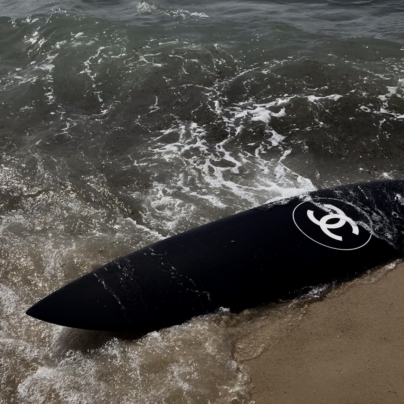 Download Chanel Surfboard On The Beach Full HD iPhone