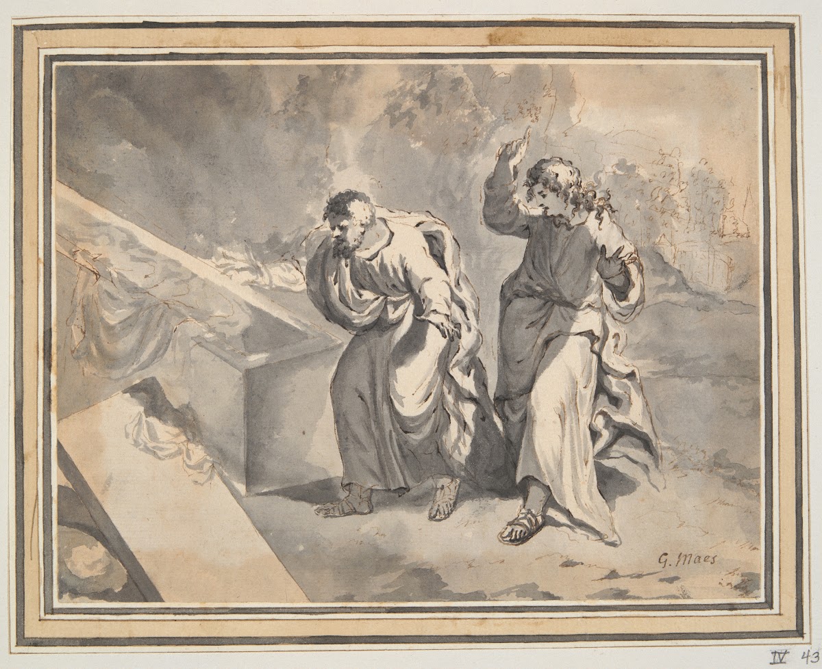 St Peter and St John Finding Christs TombEmpty 17thcentury