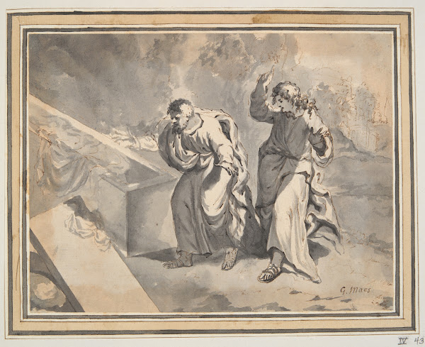 St Peter and St John Finding Christs TombEmpty 17thcentury