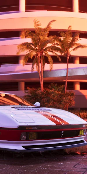 Grotti Cheetah Classic in Vice City 4K Wallpaper Background