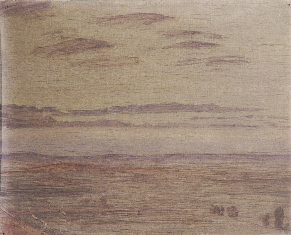Trübe Landschaft bei Eggenburg 1938