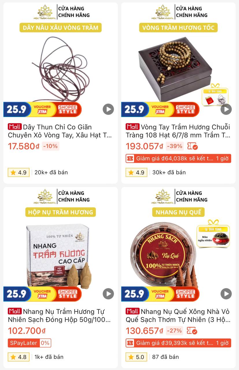 4 sản phẩm