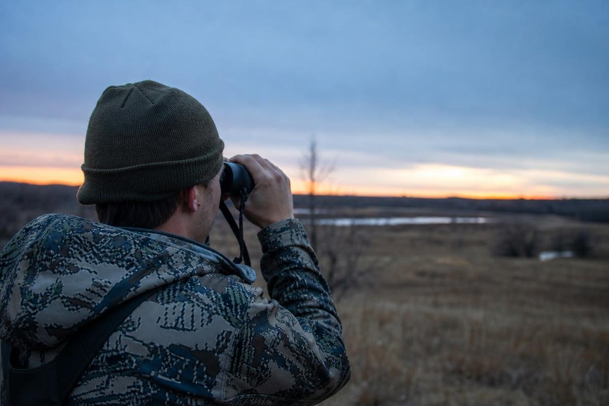 308 hunting in Grayson County open field and timber terrain