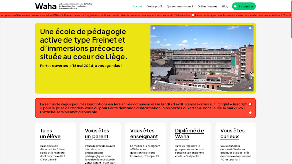 Image illustrative du projet Athénée Communal Léonie de Waha