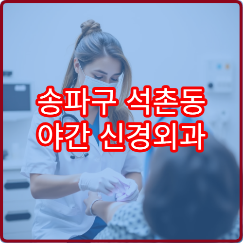 송파구 석촌동 야간 신경외과 진료 가능한 병원 신경계 진료 안내