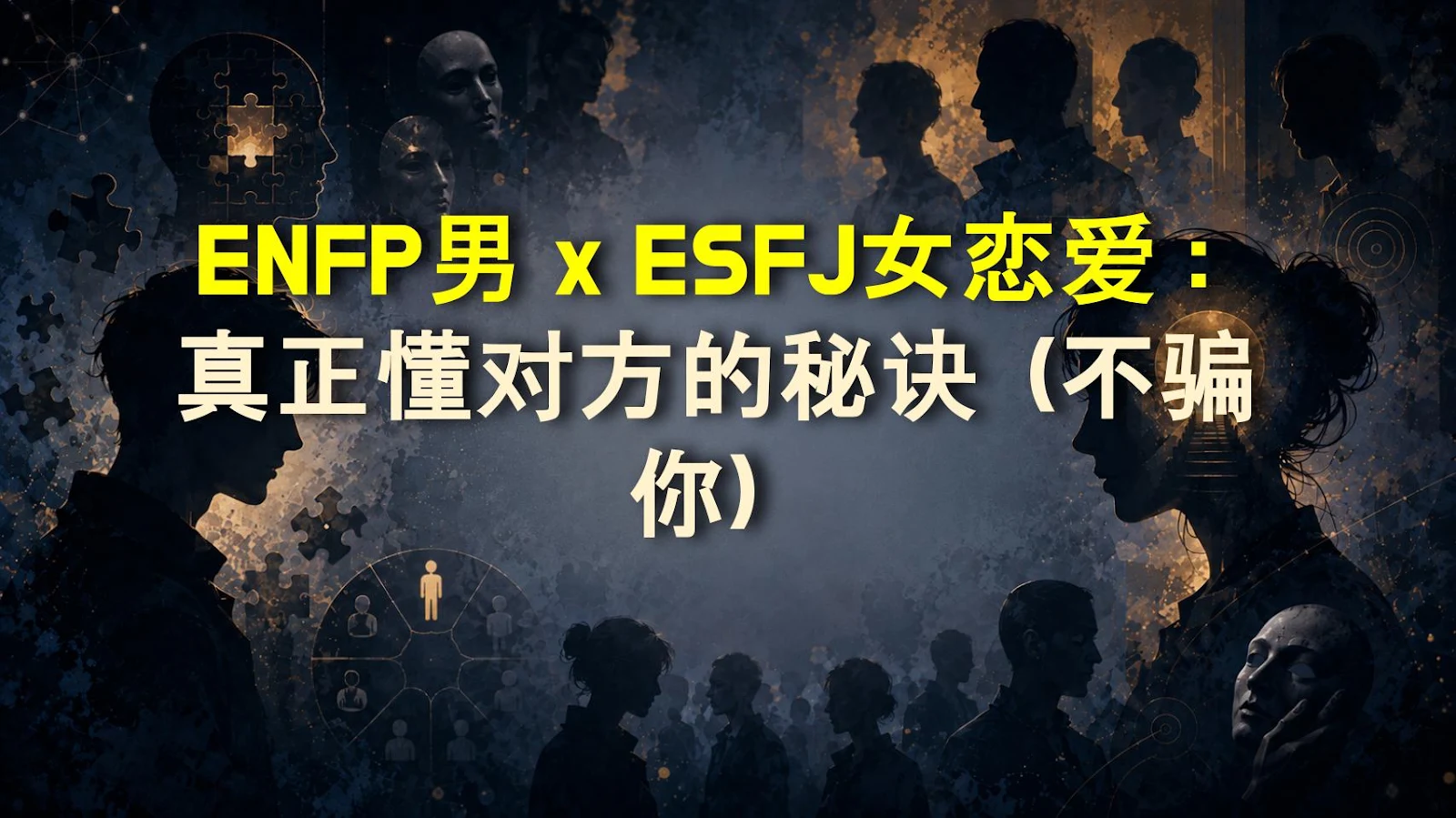 ENFP男 x ESFJ女恋爱：真正懂对方的秘诀（不骗你）