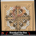 Laser Cut Decorative Wood Carving Design for Stl