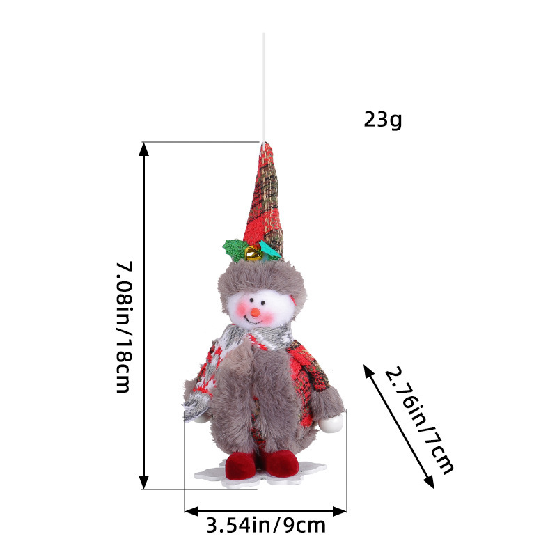 Christmas Gnome with Knitted Hat and Antlers