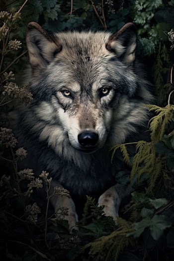 Wolf Face Picture