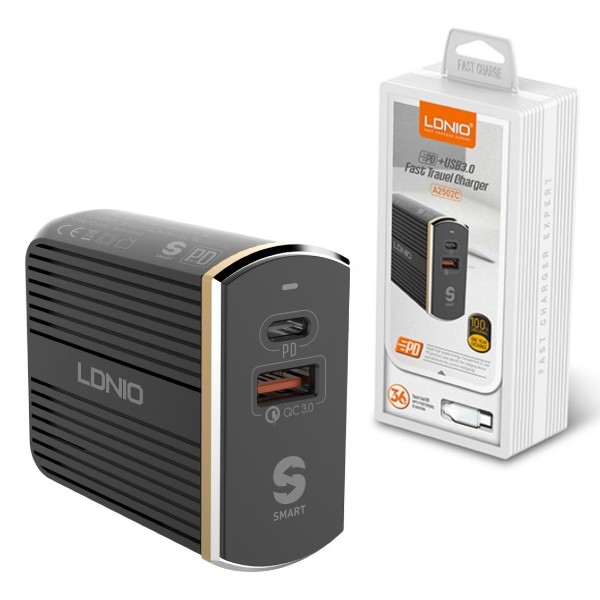 Cargador 36W PD + QC3.0