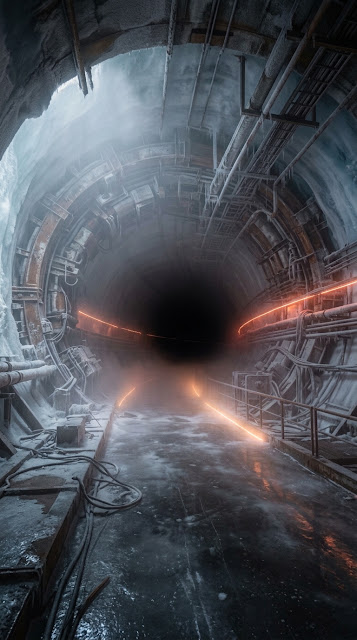 Abandoned Subterranean Particle Accelerator Arctic Ice Wallpaper - Free mobile Wallpaper