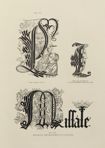 Alphabets  numerals and devices of the middle ages Pl39 1845