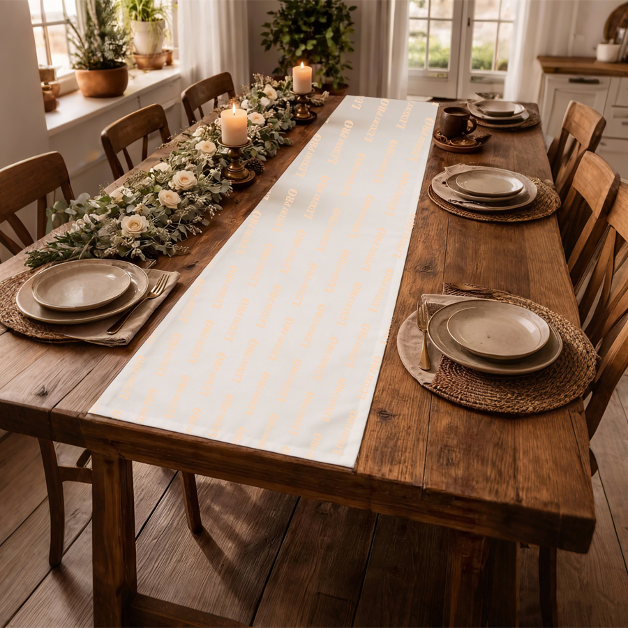 Brushed Fabric Table Runner