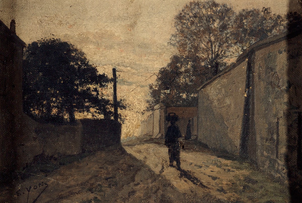 La Rue Saint Vincent À Montmartre 1865