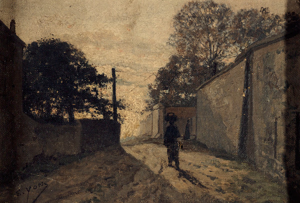 La Rue Saint Vincent À Montmartre 1865