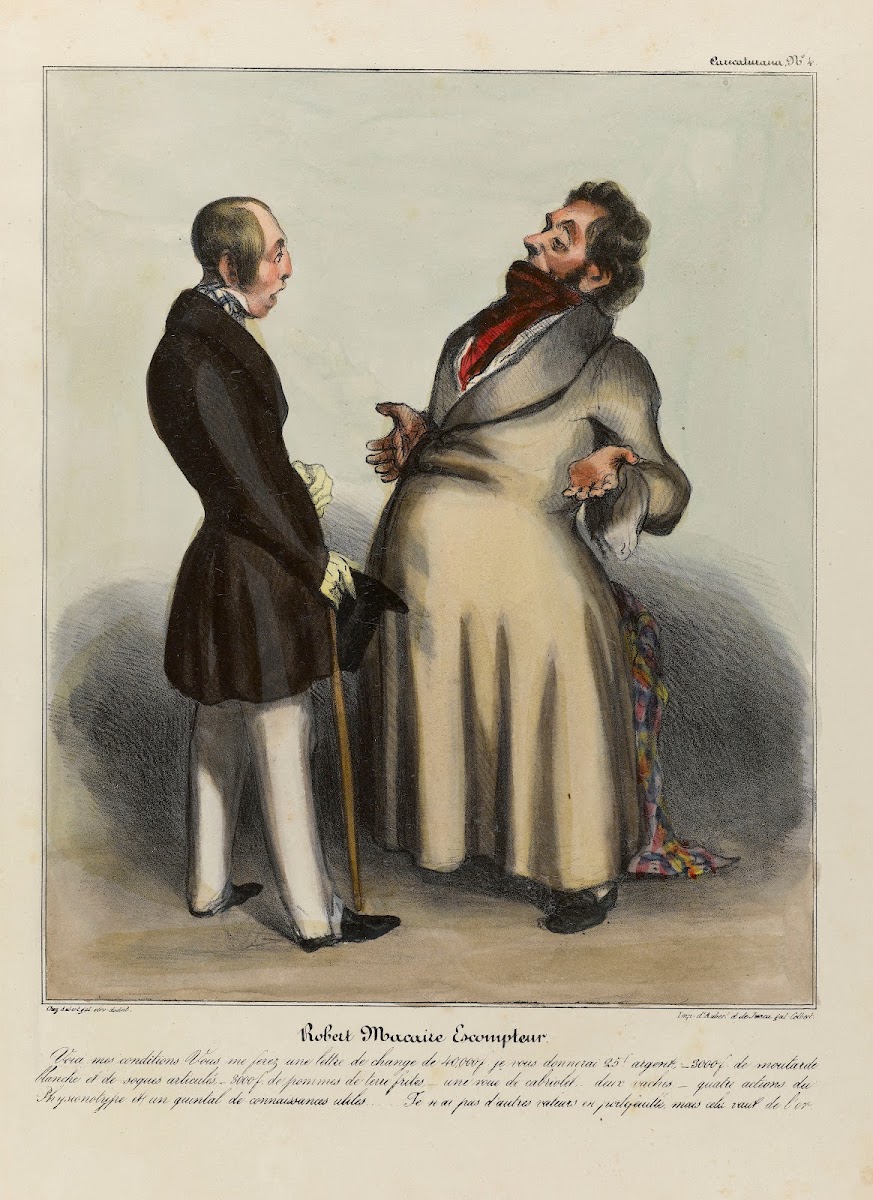 Robert Macaire escompteur 1836 1838