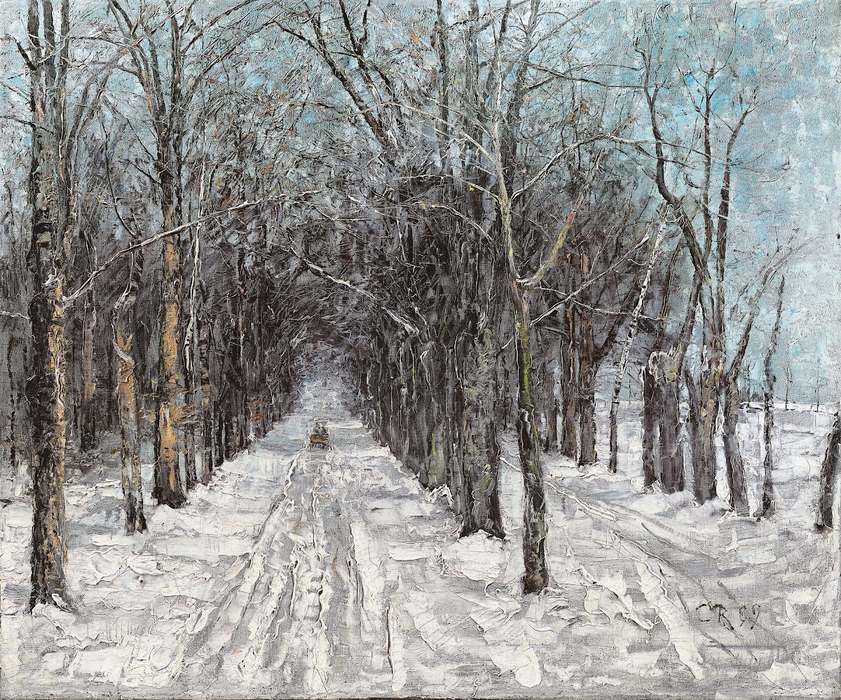 Belvedere Allee in Weimar 1889