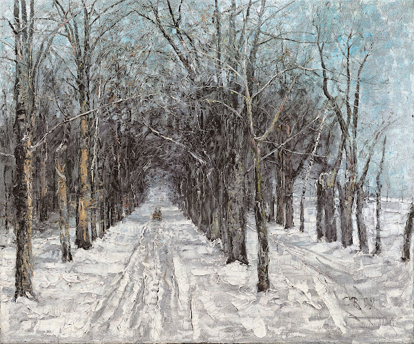 Belvedere Allee in Weimar 1889