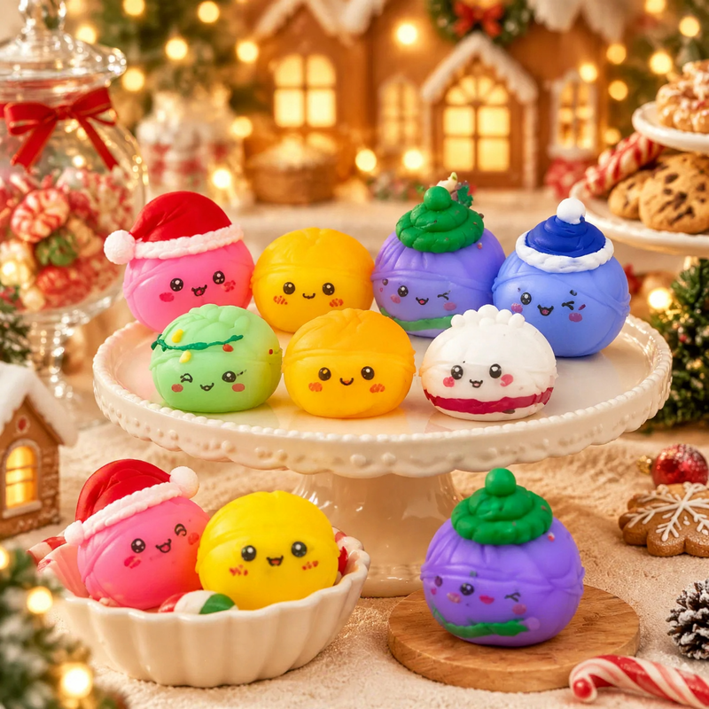 Christmas Advent Calendar with Modeling Toys