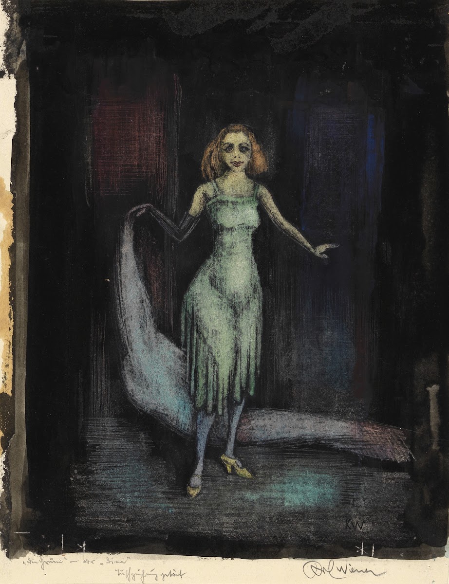 Die Grüne  als Filmdiva ca 1930