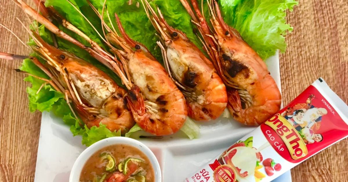 Tôm càng nướng mọi