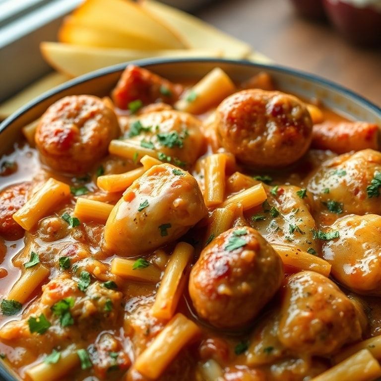 Easy Chicken & Sausage Jambalaya One-Pot Meal: Homemade & Quick