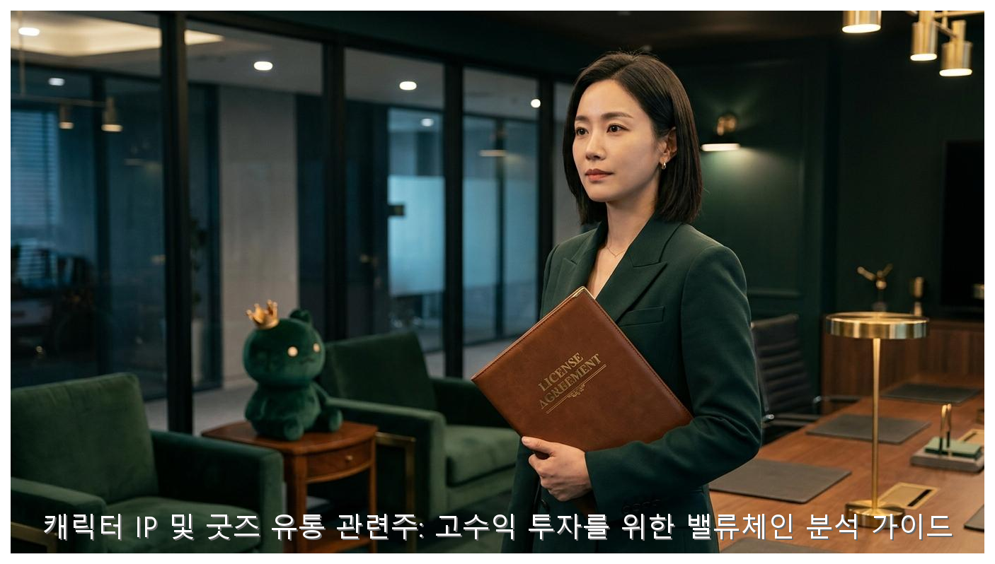캐릭터 IP 및 굿즈 유통 관련주: 고수익 투자를 위한 밸류체인 분석 가이드 핵심 안내 및 분석 인포그래픽 (3)