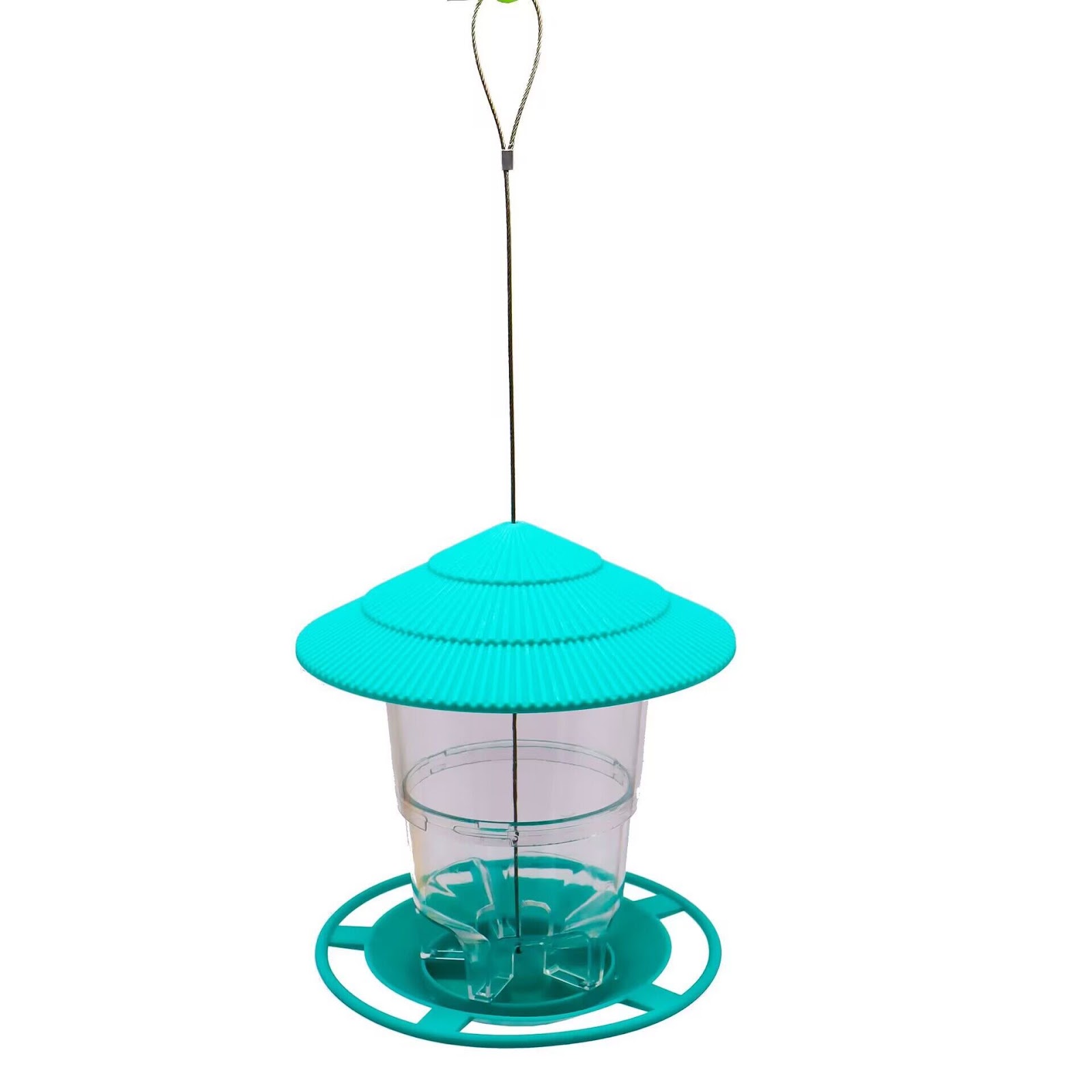 Extendable bird feeder for hanging
